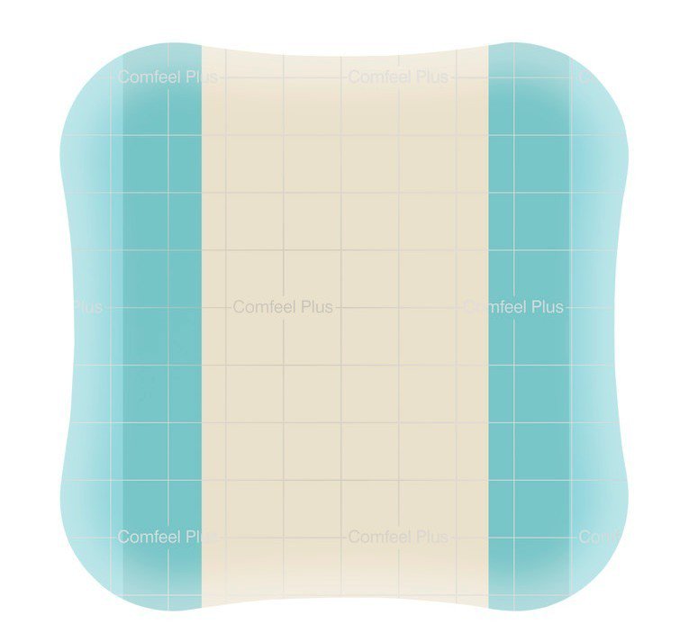 Comfeel® Plus Ulcer Hydrocolloid Dressing, 4 x 4 Inch, 1 Box of 10 (Advanced Wound Care) - Img 1