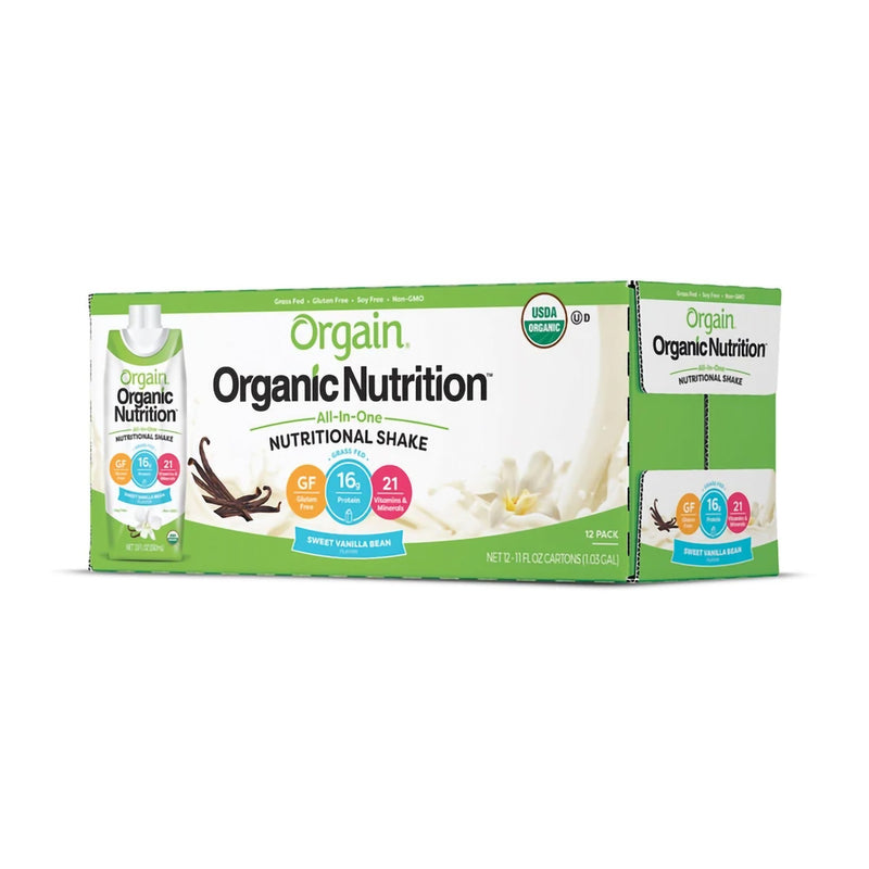 Orgain® Organic Vanilla Oral Supplement, 11 oz. Carton, 1 Case of 12 (Nutritionals) - Img 3