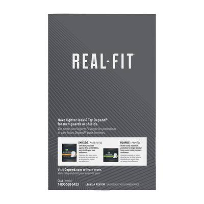 Depend® Real Fit® Maximum Absorbent Underwear, Small / Medium, 1 Case of 28 () - Img 6