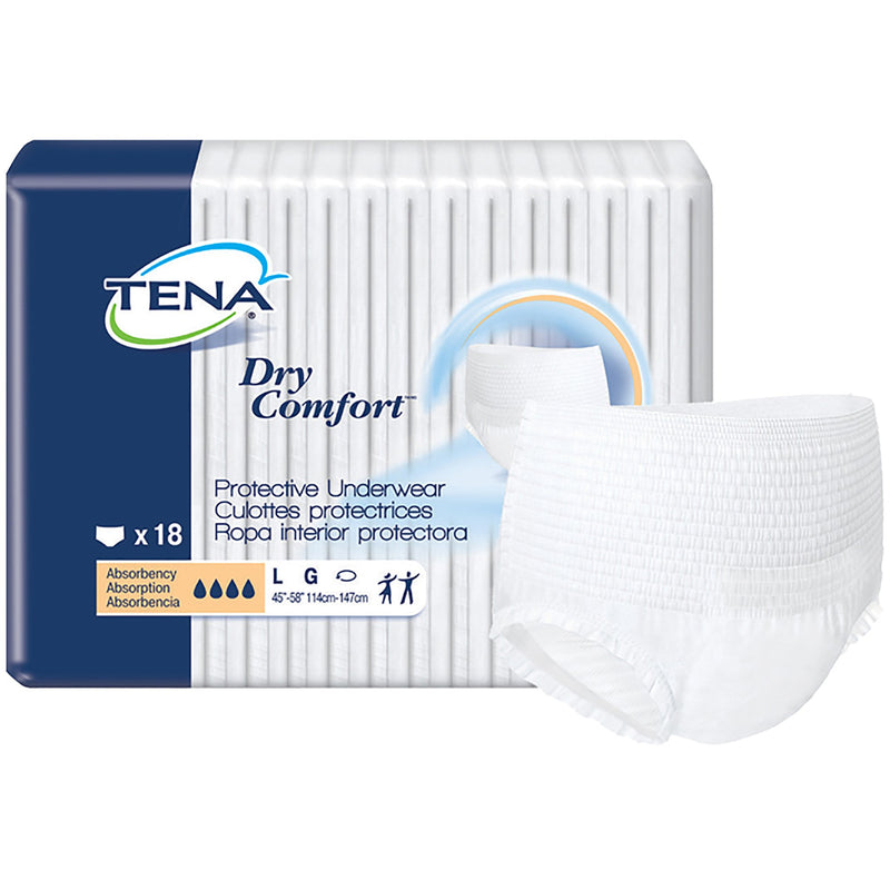 Tena® Dry Comfort™ Absorbent Underwear, Large, 1 Case of 72 () - Img 1