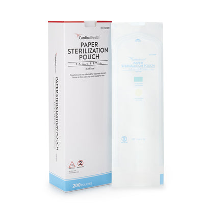 Cardinal Health™ Sterilization Pouch, 3½ x 9-7/8 Inch, 1 Case of 800 (Sterilization Packaging) - Img 1