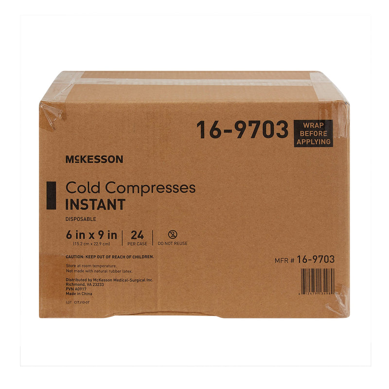 McKesson Instant Cold Pack, 6 x 9 Inch, 1 Case of 24 (Treatments) - Img 2