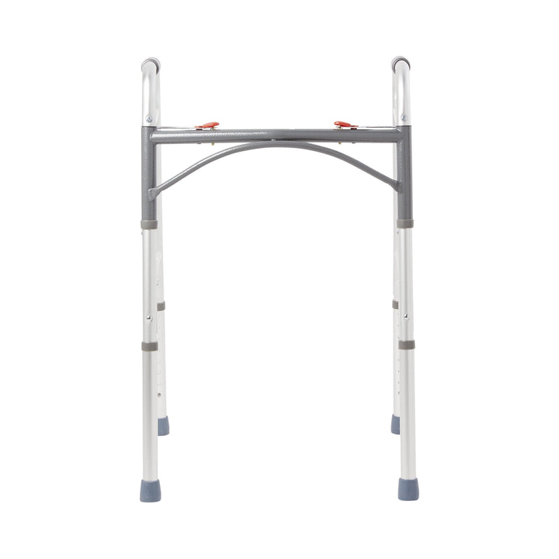 McKesson Aluminum Folding Walker, 32 – 39 Inch Height, 1 Each (Mobility) - Img 2