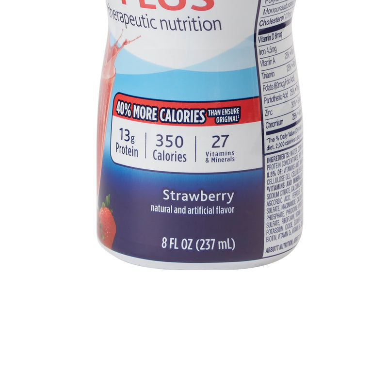 Ensure® Plus Strawberry Oral Supplement, 8 oz Bottle, 1 Each (Nutritionals) - Img 3