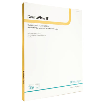 DermaView II™ Transparent Film Dressing with Border, 6½ x 8-3/8 Inch, 1 Each () - Img 1