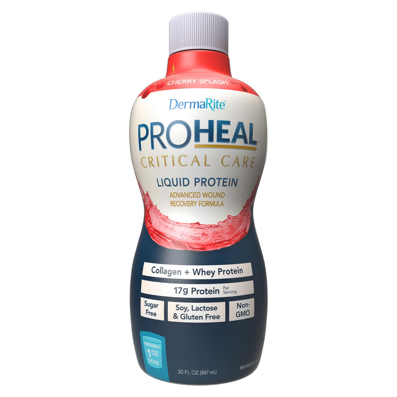 ProHeal™ Critical Care Cherry Splash Oral Protein Supplement, 30-ounce Bottle, 1 Case of 4 (Nutritionals) - Img 1