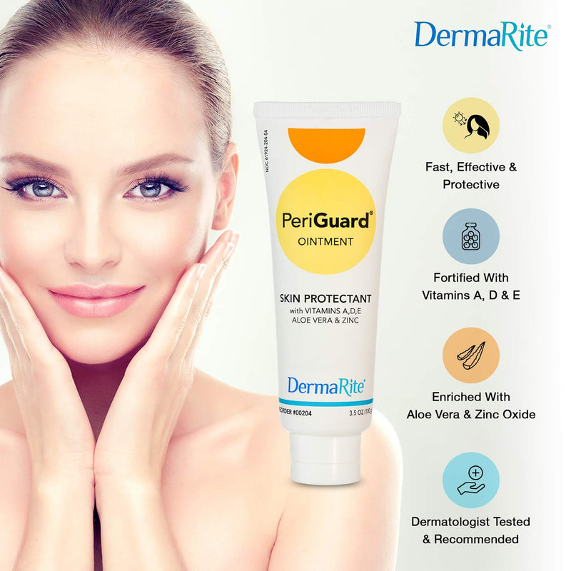 DermaRite PeriGuard Skin Protectant Scented Ointment, 7 oz Tube, 1 Case of 48 (Skin Care) - Img 3