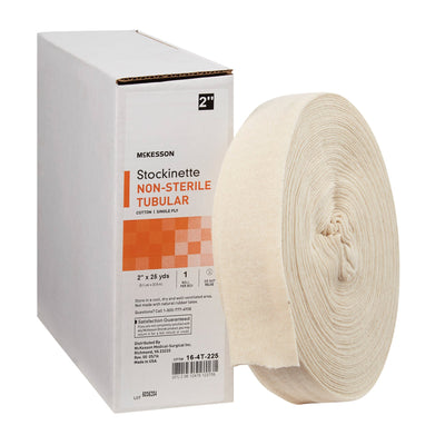 McKesson Beige Cotton Tubular Stockinette, 2 Inch x 25 Yard, 1 Case of 12 (Casting) - Img 1