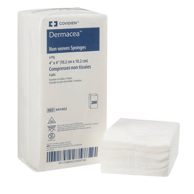 Dermacea™ Nonwoven Sponge, 4 x 4 Inch, 1 Bag of 200 (General Wound Care) - Img 1