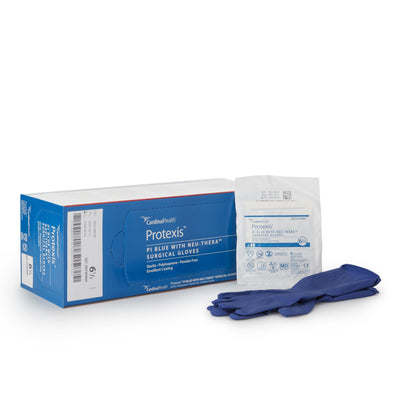 Protexis™ Blue with Neu-Thera® Polyisoprene Surgical Glove, Size 6.5, Blue, 1 Box of 50 () - Img 1