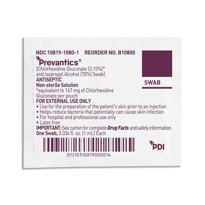 Prevantics® Swab, 1 Box of 100 (Skin Care) - Img 2