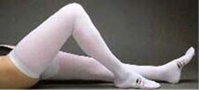 T.E.D. Thigh Length- Open Toe- Small - Long (pair) (T.E.D. Anti-Embolism Stockings) - Img 1