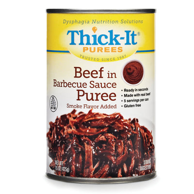 Thick-It® Beef in BBQ Sauce Purée, 15-ounce Can, 1 Each (Nutritionals) - Img 1