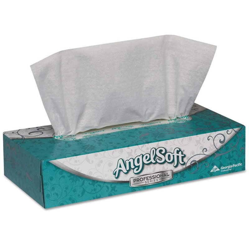 Angel Soft Professional Series Facial Tissue White, 1 Box (Facial Tissues) - Img 1