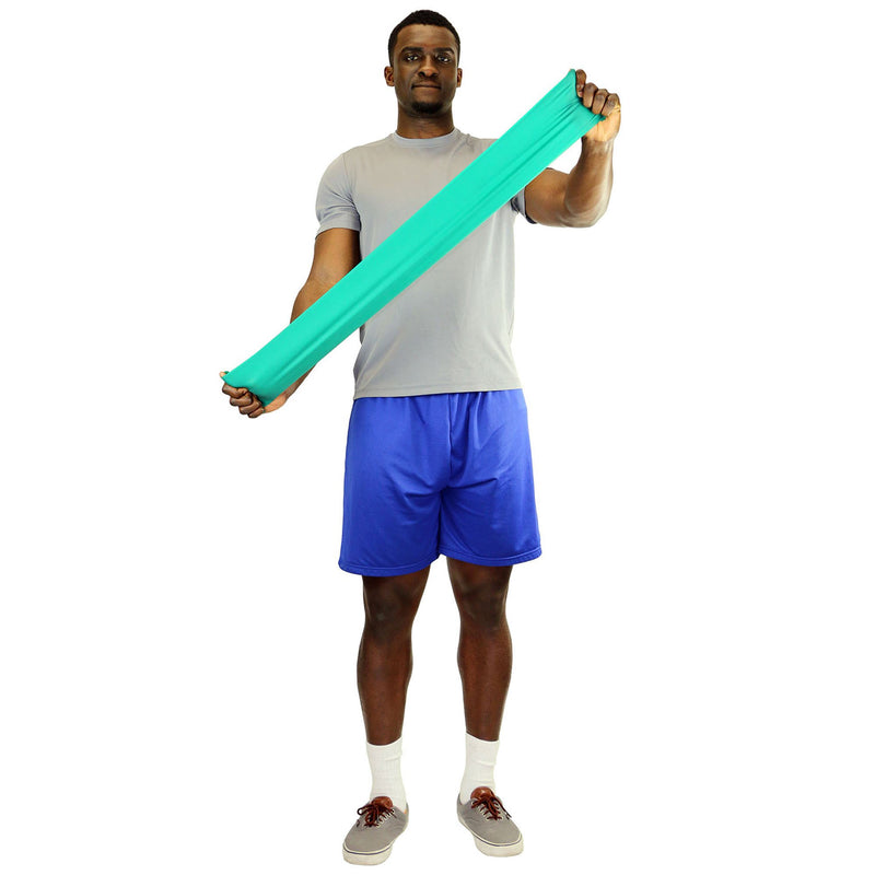 CanDo® Exercise Resistance Band, Green, 5 Inch x 6 Yard, Medium Resistance, 1 Each (Exercise Equipment) - Img 2