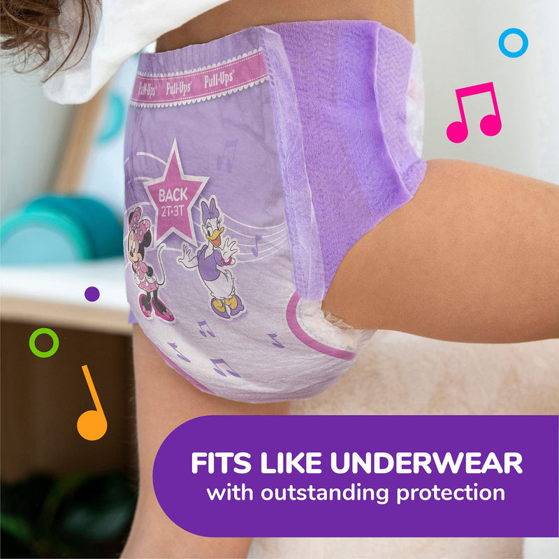 Huggies Pull-Ups® Learning Designs® for Girls Training Pants, 3T to 4T, 1 Pack of 20 () - Img 4