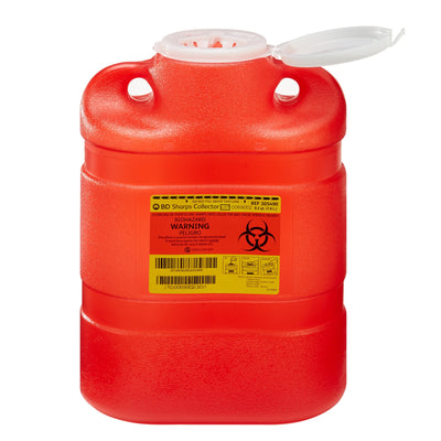 BD Sharps Container, 8.2 Quart, 13-2/5 x 9-2/5 x 5-3/10 Inch, 1 Each () - Img 1