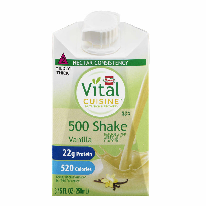 Vital Cuisine® 500 Shake Vanilla Oral Supplement, 8.45 oz. Carton, 1 Case of 27 (Nutritionals) - Img 1