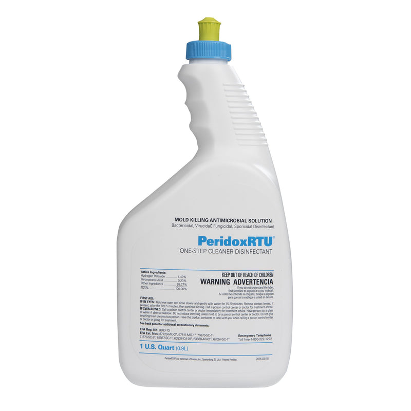 PeridoxRTU® Sporicidal Peroxide Based Surface Disinfectant Cleaner, 32 oz. Bottle, 1 Case of 6 (Cleaners and Disinfectants) - Img 1