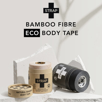 Strap™ Bamboo Fiber Athletic Tape, 1.97 Inch x 5-1/2 Yard, Black, 1 Case of 24 (General Wound Care) - Img 6