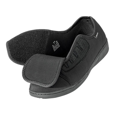 Silverts® Ultra Comfort Flex Hook and Loop Closure Shoe, Size 10, Black, 1 Pair (Shoes) - Img 2