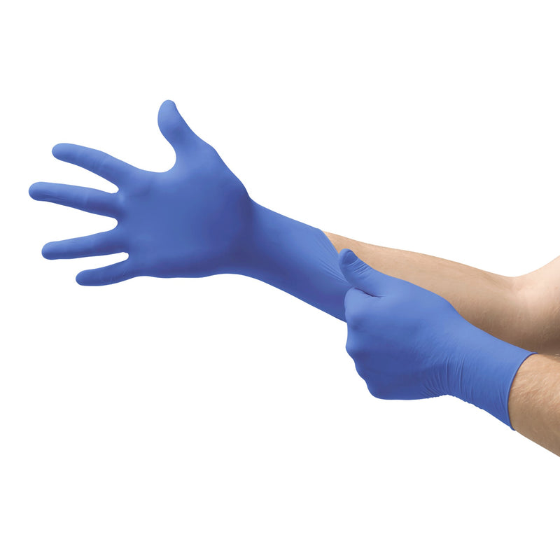 Microflex® Cobalt® Exam Glove, Extra Large, Blue, 1 Box of 100 () - Img 2