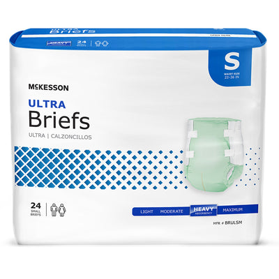 McKesson Ultra Heavy Absorbency Incontinence Brief, Small, 1 Bag () - Img 1