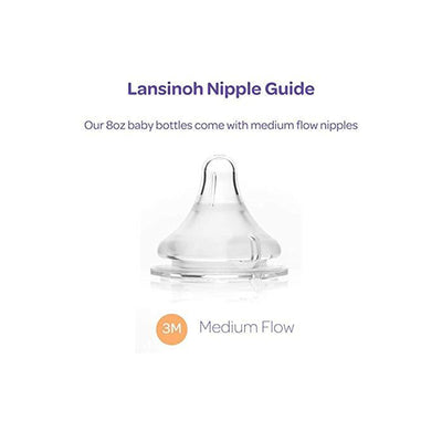 Lansinoh® Baby Bottle, 8 ounce, 1 Case of 4 (Feeding Supplies) - Img 4