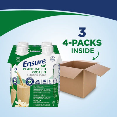 Ensure® Plant Based Protein Nutrition Shake Vanilla Oral Protein Supplement, 11 oz. Carton, 1 Each (Nutritionals) - Img 7