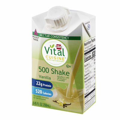 Vital Cuisine® 500 Shake Vanilla Oral Supplement, 8.45 oz. Carton, 1 Case of 27 (Nutritionals) - Img 4