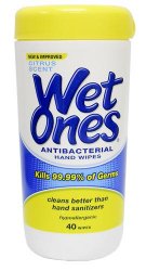 Wet Ones® Personal Wipe, Citrus Scent, 1 Pack of 40 (Skin Care) - Img 1