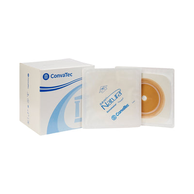 Sur-Fit Natura® Colostomy Barrier With 1 7/8-2½ Inch Stoma Opening, White, 1 Box of 10 (Barriers) - Img 1