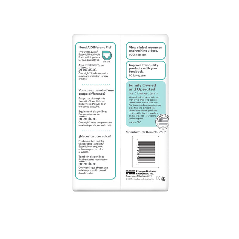 Select® Heavy Protection Absorbent Underwear, Large, 1 Case of 72 () - Img 3