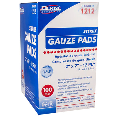 Dukal™ Sterile Gauze Sponge, 2 x 2 Inch, 1 Case of 2400 (General Wound Care) - Img 3