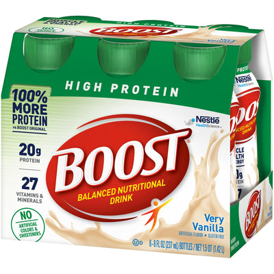 Boost® High Protein Vanilla Oral Supplement, 8 oz. Bottle, 1 Each (Nutritionals) - Img 5