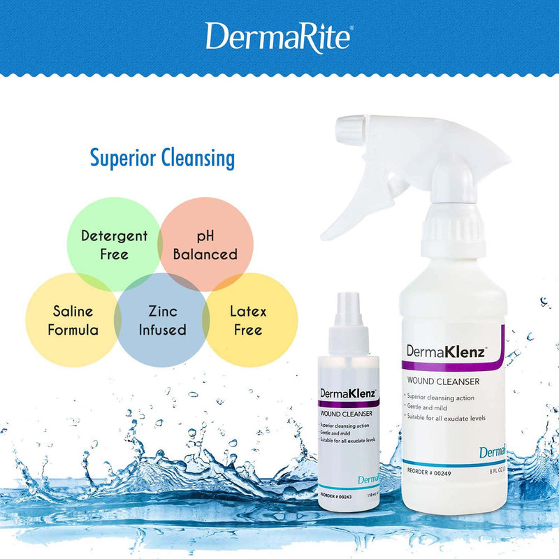 DermaRite® DermaKlenz™ Wound Cleanser, 8 oz, 1 Each () - Img 3