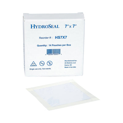 HydroSeal Wound Protector, Clear, 7 x 7 inch, Disposable, 1 Box of 14 (General Wound Care) - Img 1
