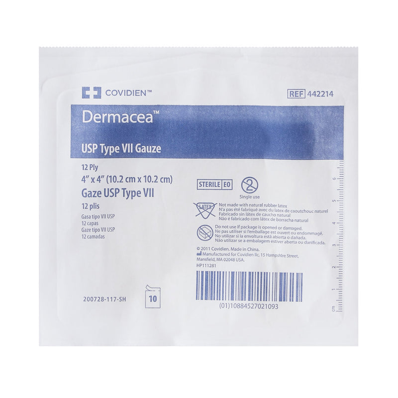 Dermacea™ Sterile USP Type VII Gauze Sponge, 4 x 4 Inch, 1 Case of 1280 (General Wound Care) - Img 2