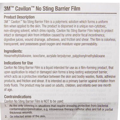 3M Cavilon No Sting Barrier Film, 1 Each (Skin Care) - Img 6