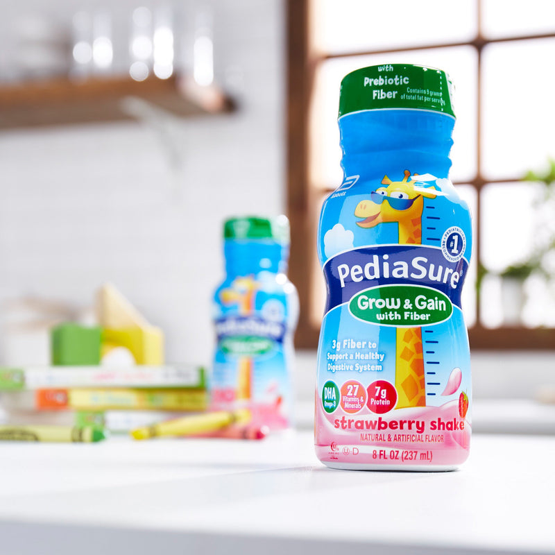 PediaSure® Grow & Gain with Fiber Strawberry Pediatric Oral Supplement, 8 oz. Bottle, 1 Case of 24 () - Img 7