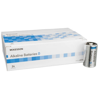 McKesson Alkaline Battery, D Cell, 1 Box of 24 (Electrical Supplies) - Img 1