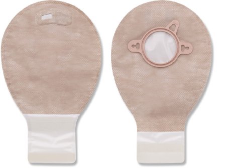 New Image™ Two-Piece Drainable Transparent Filtered Ostomy Pouch, 7 Inch Length, 2¾ Inch Flange, 1 Box of 20 (Ostomy Pouches) - Img 1