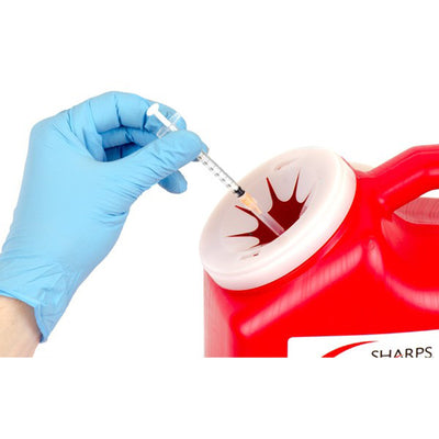 Sharps Recovery System™ Mailback Sharps Container, 3 Gallon, 17 x 6 x 9 Inch, 1 Case of 8 () - Img 2