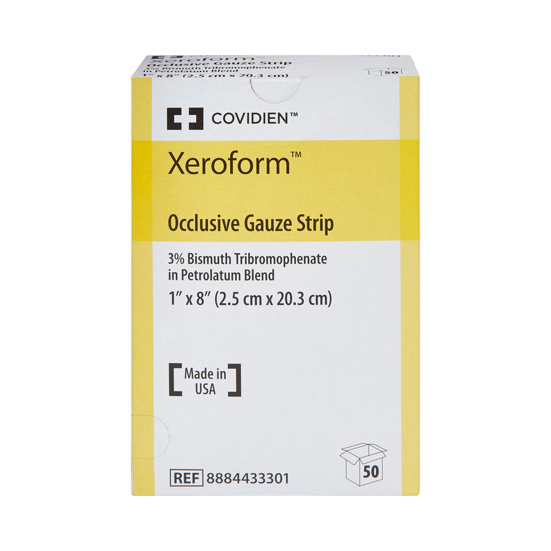 Xeroform™ Occlusive Xeroform Petrolatum Impregnated Dressing, 1 x 8 inch, 1 Box of 50 (Advanced Wound Care) - Img 2