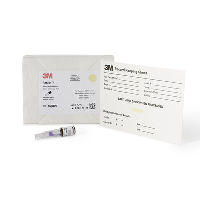 3M™ Attest™ Super Rapid Readout Sterilization Biological Indicator Challenge Pack, 1 Case of 24 (Sterilization Indicators) - Img 1