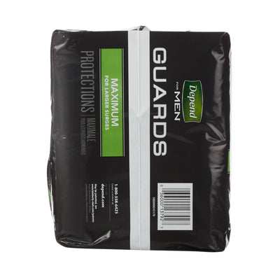 Depend Guards Incontinence Pads, Disposable, Maximum Absorbency, 12" Length, 1 Bag of 52 () - Img 8