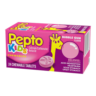 PEPTO-BISMOL, TAB CHEW BUBBLE GUM (24/BX) (Over the Counter) - Img 3