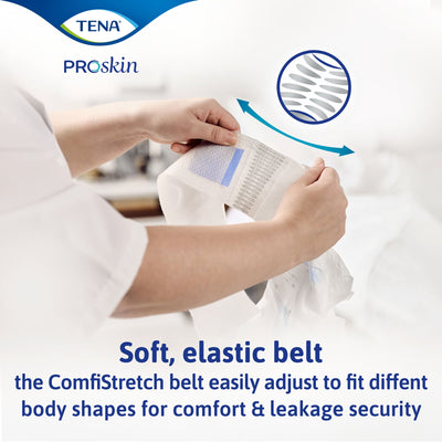 Tena® Flex™ Super Incontinence Belted Undergarment, Size 8, 1 Pack () - Img 10