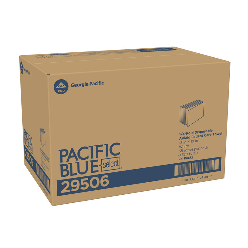 Pacific Blue Select™ Air-laid Bonded Cellulose Washcloth, 1 Pack of 55 (Washcloths) - Img 4