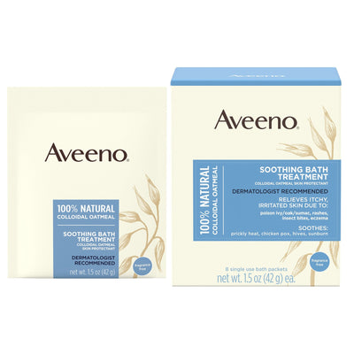 Aveeno® Soothing Oatmeal Bath Treatment, 1.5 oz. Packet, 1 Case of 192 (Skin Care) - Img 1